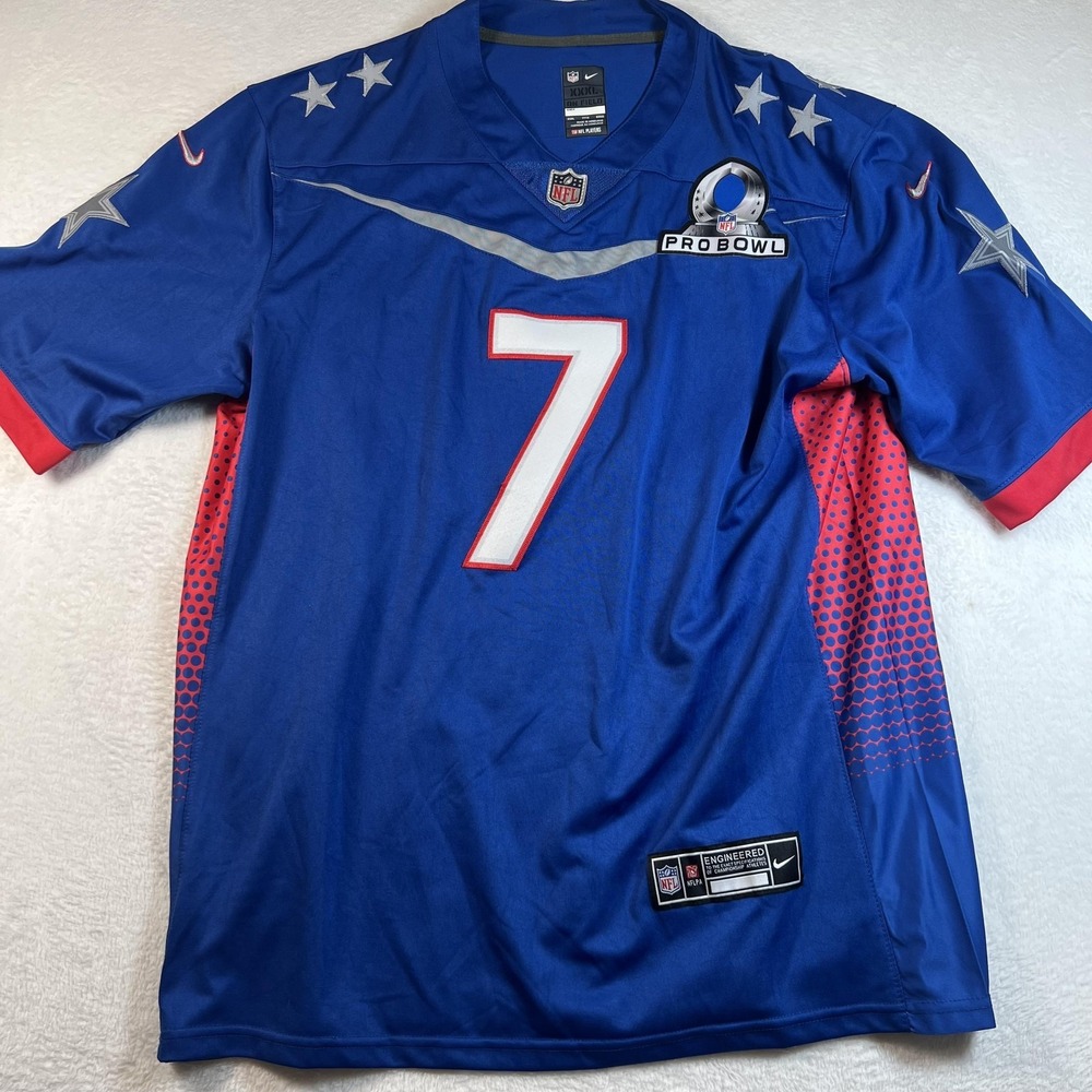 Dallas Cowboys Football Jersey Mens 3XL Blue NFL Nike Trevon Diggs 7 Pro Bowl